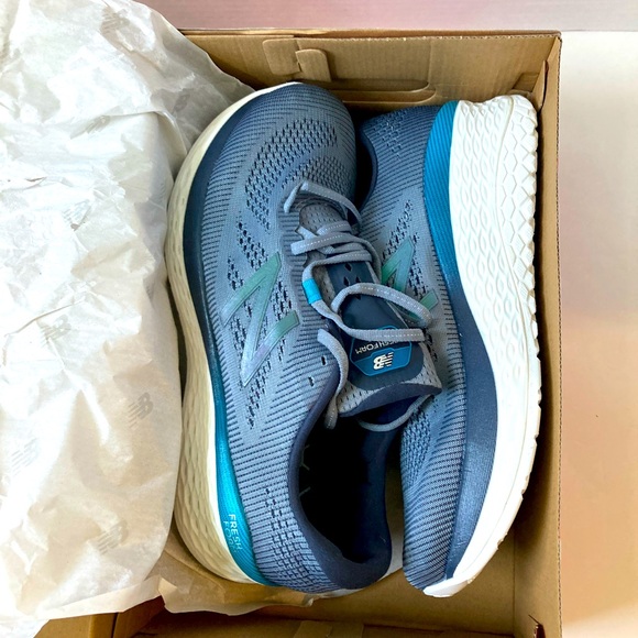 New New Balance Running Course Shoes 10.5 4E X Wide Gray/Blue MMORDO - Picture 5 of 11